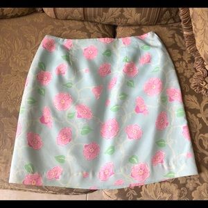 Lilly Pulitzer silk skirt size M